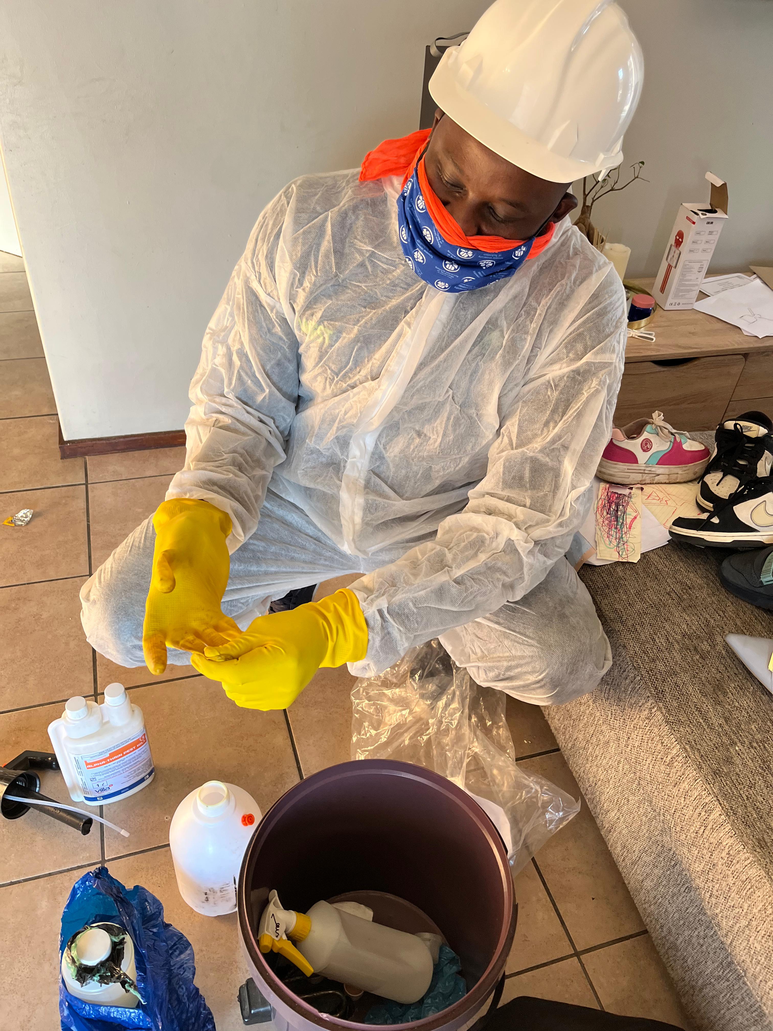 Team in protective gear