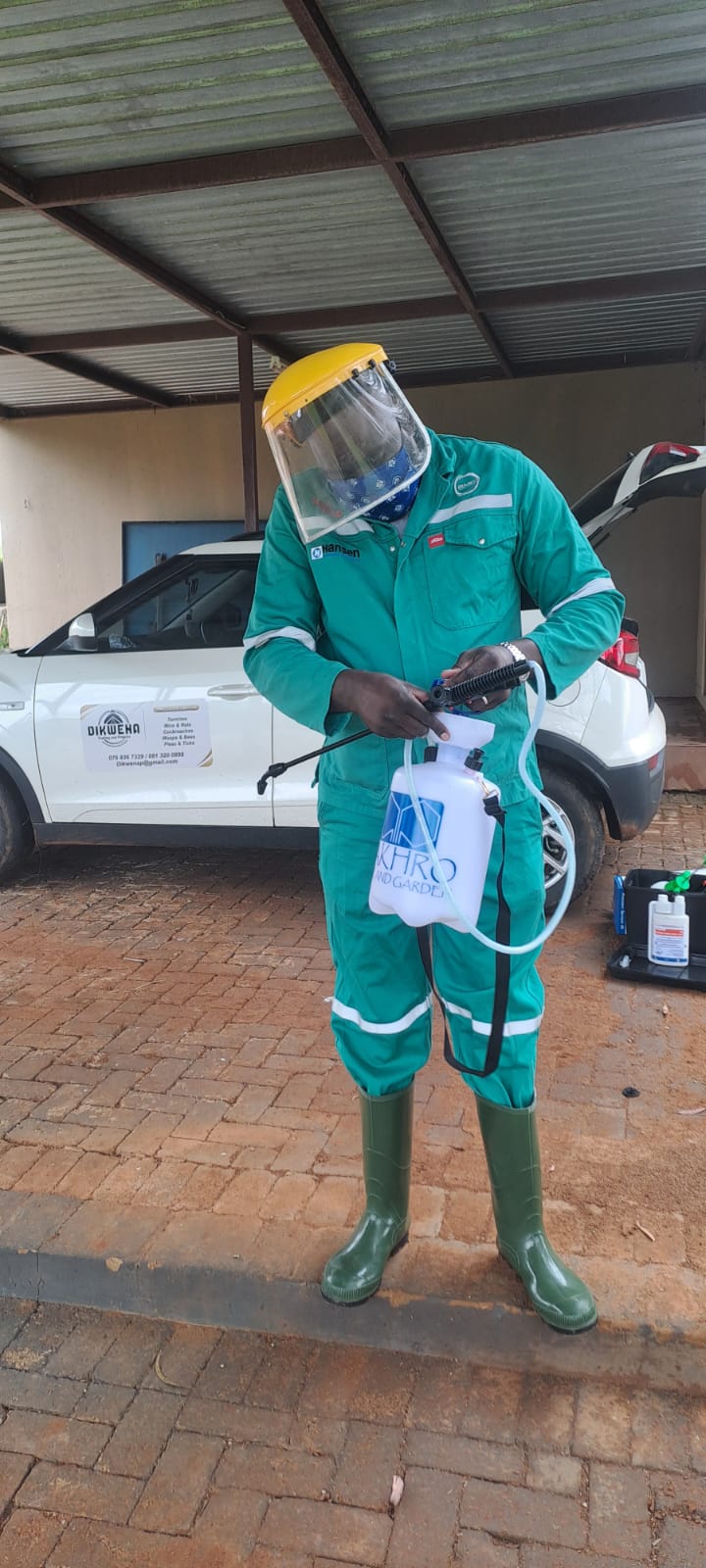 Fumigation in progress